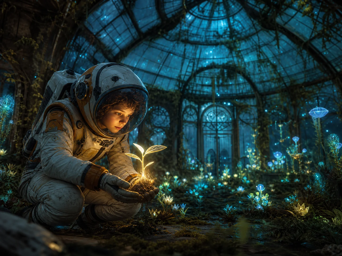 Finished fantasy story scene prepared for concept review