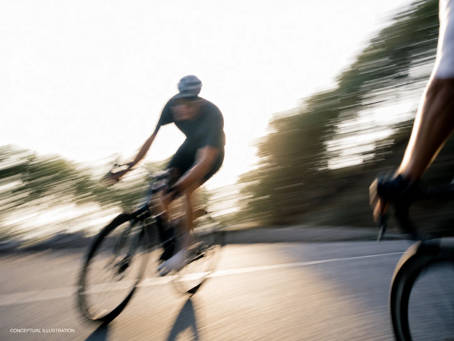 Avoid conceptual video endpoint with whip-pan blur and competing subjects